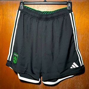 Austin FC adidas soccer shorts NWT men’s size